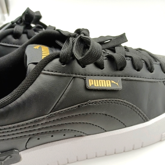 NWOT Womens Puma Jada Distressed Black 387621-01 Sneakers in Size 10 - Picture 4 of 7